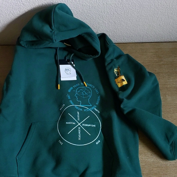 THE NORTH FACE × Brain Dead Hoodie L Brain Dead - Brain Dead x The North Face Drop Shoulder Po